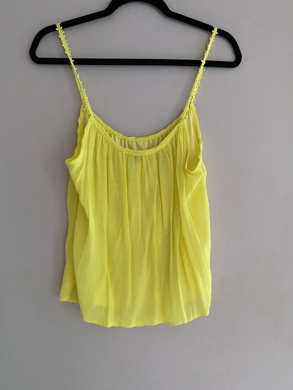 Charlotte Russe Yellow Tank Top Size L